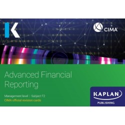 F2 ADVANCED FINANCIAL REPORTING - REVISION CARDS