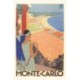 Vintage Journal Badminton Court, Monte Carlo Travel Poster