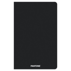 Pantone Official Black 5.25 X 8.25 Inch Lined Compact Journal Non-Dated