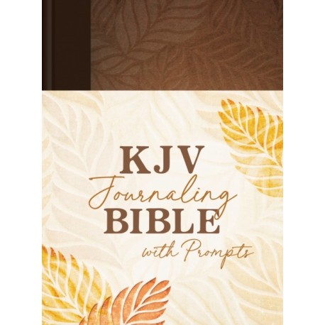 KJV Journaling Bible with Prompts (Copper Lead)