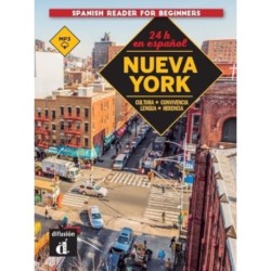 24 horas en espanol. Nueva York: Nueva York - Libro + Audio MP3 descargable (A1)