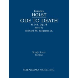 Ode to Death, H.144: Study score