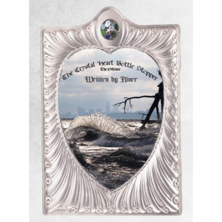 The Crystal Heart Bottle Stopper