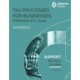 TAX PROCESSES FOR BUSINESS (FA24) WORKBOOK