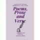 Poems, Prose, and Verse: book one