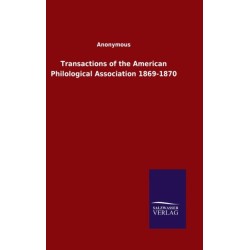 Transactions of the American Philological Association 1869-1870