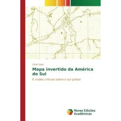 Mapa invertido da America do Sul