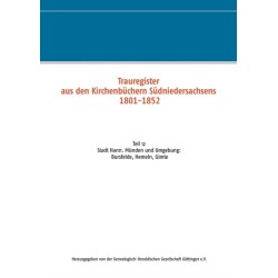 Trauregister aus den Kirchenbuchern Sudniedersachsens 1801-1852: Teil 12 Stadt Hann. Munden und Umgebung: Bursfelde, Hemeln, Gimte