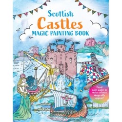 Scottish Castles: Magic Painting Book