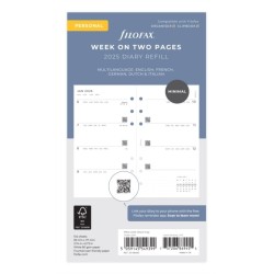 Personal Minimal Week On Two Pages 2025