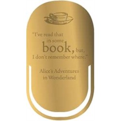 Bookmark Metal - Pulteney Press (Alice)