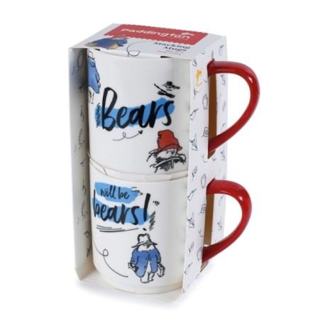 Paddington Bear (Bears Will Be Bears) Stackable Mug Set