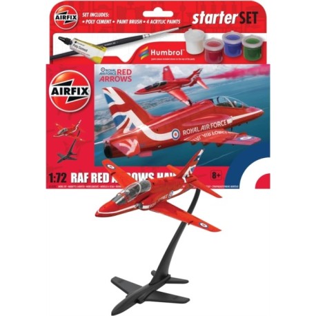 Airfix STARTER SET - RED ARROWS HAWK Model Toy