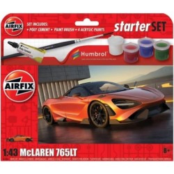 Airfix STARTER SET - NEW MCLAREN 765 Model Toy