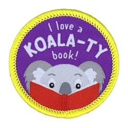 I Love a Koala-ty Book Sew On Patch