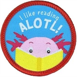 I Like Reading Alotl Sew On Patch