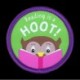 Reading is a Hoot Sew On Patch