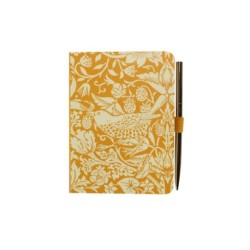 A6 Notebook With Pen - ACS William Morris (Quince)