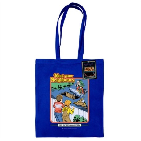Steven Rhodes (Meet Your Neighbours) Bright Royal Tote Bag