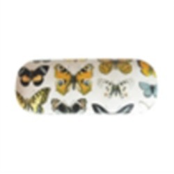 Vintage Butterflies Glasses Case