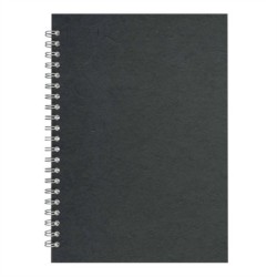 A4 Posh Pig White Paper 35lvs Black Silk
