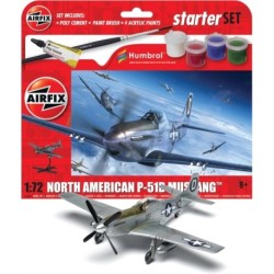 Airfix STARTER SET - NORTH AMERICAN P-51D MUSTG Model Toy
