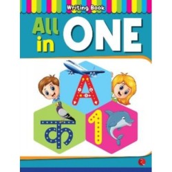 All in One: Practice Writing Book for English and Hindi