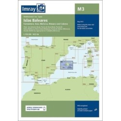 Imray Chart M3: Islas Baleares - Formentera, Ibiza, Mallorca, Menorca