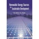 Renewable Energy Sources for Sustainable Development