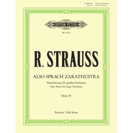 Also sprach Zarathustra Op.30 Full Score