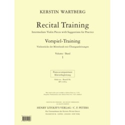 Recital Training Vol. 1 Piano Accompaniments