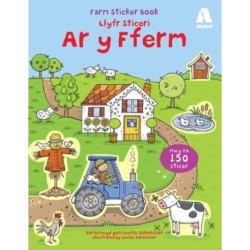 Llyfr Sticeri ar y Fferm/Farm Sticker Book