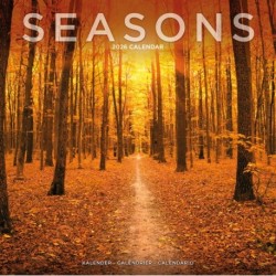 Seasons Calendar 2026  Square Scenic Wall Calendar - 16 Month