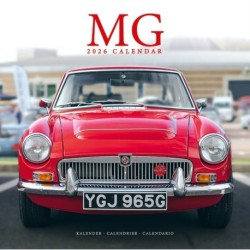 Mg Calendar 2026  Square Car Wall Calendar - 16 Month
