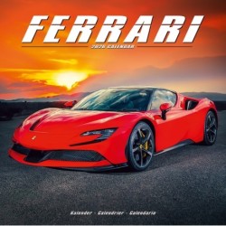 Ferrari Calendar 2026  Square Car Wall Calendar - 16 Month