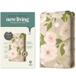 NLT Thinline Reference Zipper Bible, Filament Enabled