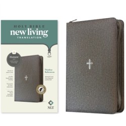 NLT Thinline Reference Zipper Bible, Filament Enabled