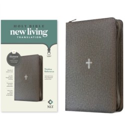 NLT Thinline Reference Zipper Bible, Filament Enabled