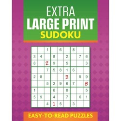 Extra Large Print Sudoku: Easy to Read Puzzles