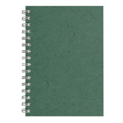 A5 Posh Ameleie Watercolour Paper 25lvs Dark Green Silk