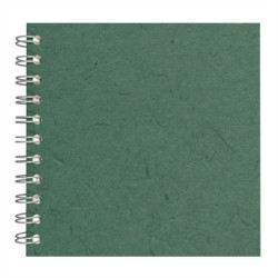 6x6 Posh Pig White Paper 35lvs Dark Green Silk