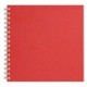 8x8 Posh Pig White Paper 35lvs Red Silk