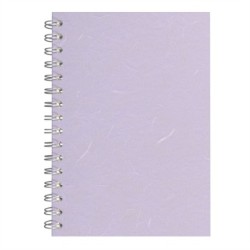 A5 Posh Pig White Paper 35lvs Lilac Silk