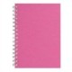 A5 Posh Pig White Paper 35lvs Bright Pink Silk