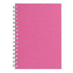 A5 Posh Pig White Paper 35lvs Bright Pink Silk
