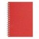 A5 Posh Pig White Paper 35lvs Red Silk