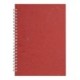 A4 Posh Pig White Paper 35lvs Burgundy Banana