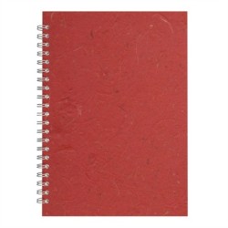 A4 Posh Pig White Paper 35lvs Burgundy Banana