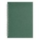 A4 Posh Pig White Paper 35lvs Dark Green Silk