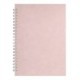 A4 Posh Pig Off White Paper 35lvs Pale Pink Silk